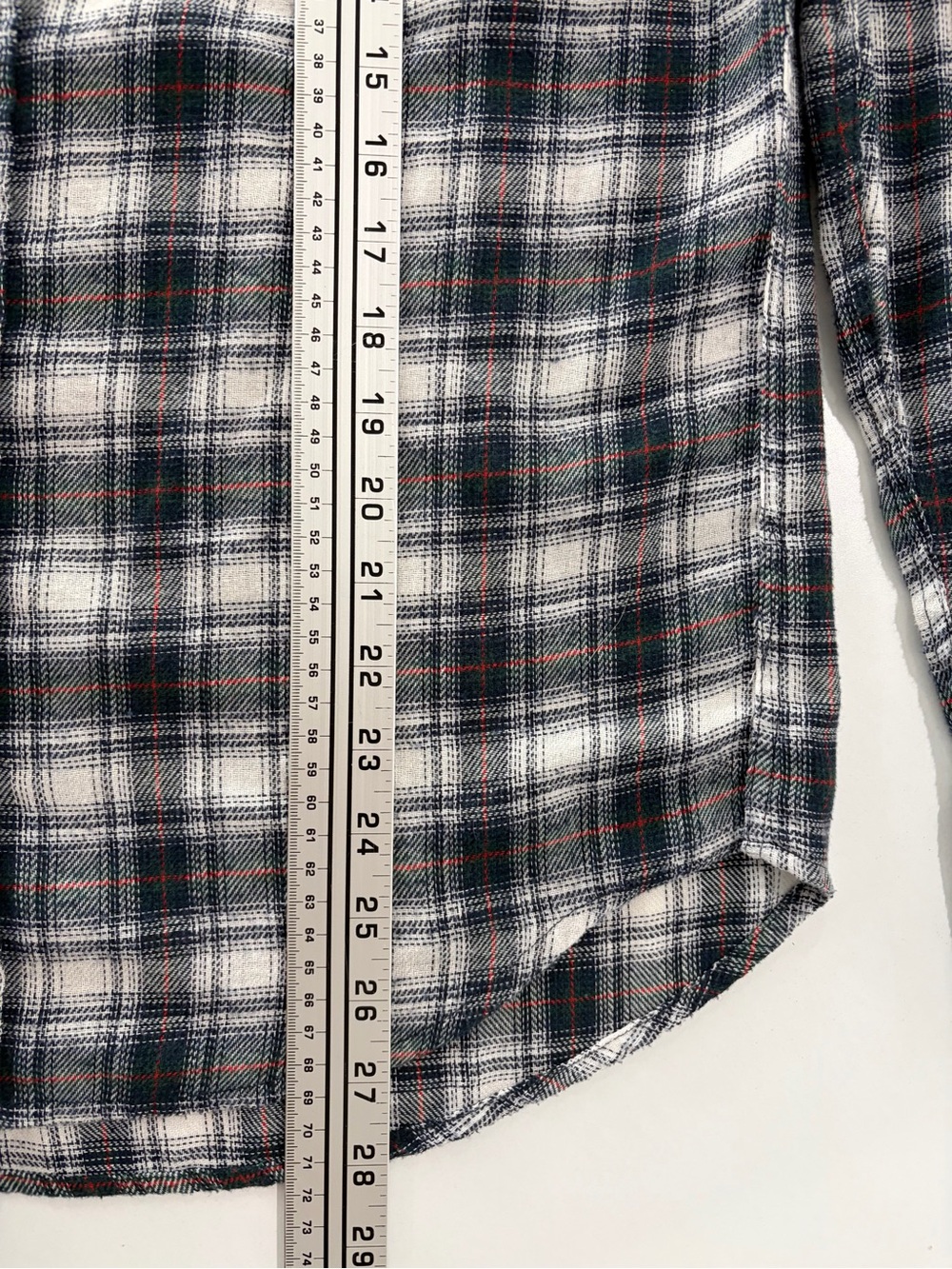 Jachs Classic Recycled Flannel Plaid Button-Down Shirt (M) - Picture 6 of 8
